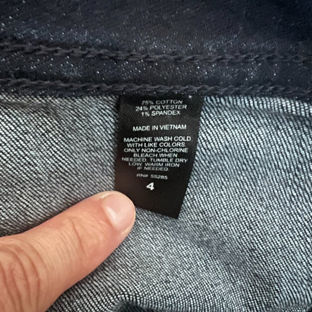 Express Denim Button Down Jean Shorts - Picture 5 of 5